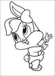 plansa de colorat baby tunes #10
