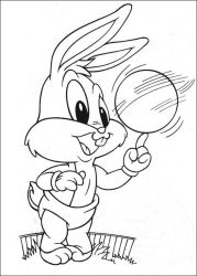 plansa de colorat baby tunes #19