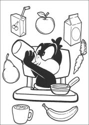 plansa de colorat baby tunes #20