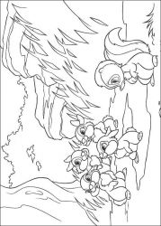 plansa de colorat bambi #21