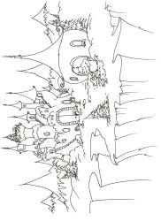 plansa de colorat Castele