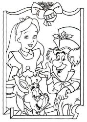 plansa de colorat christmas disney #4