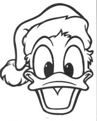 plansa de colorat christmas disney #3