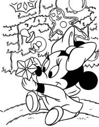 plansa de colorat christmas disney #10