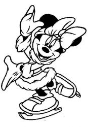 plansa de colorat christmas disney #17