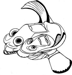 plansa de colorat Finding Nemo