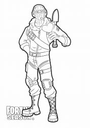 plansa de colorat fortnite #9