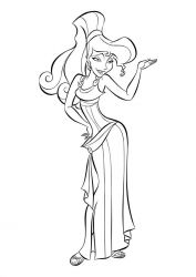 plansa de colorat hercule #6