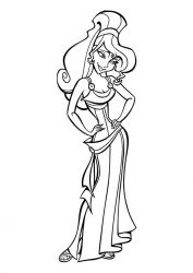 plansa de colorat hercule #7