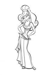 plansa de colorat hercule #8