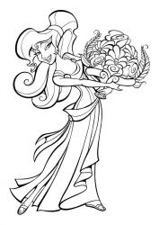 plansa de colorat hercule #9