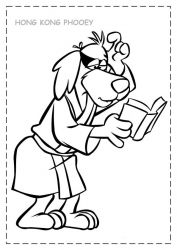 plansa de colorat hong kong phooey #6