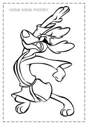 plansa de colorat hong kong phooey #10