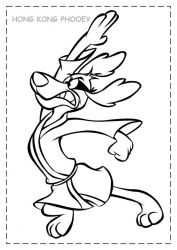 plansa de colorat hong kong phooey #12