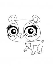 plansa de colorat littlest pet shop #11