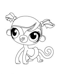 plansa de colorat littlest pet shop #12