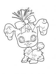 plansa de colorat littlest pet shop #17