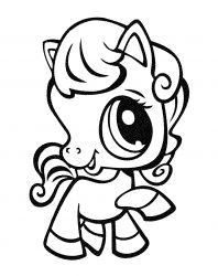 plansa de colorat littlest pet shop #10