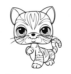 plansa de colorat littlest pet shop #11