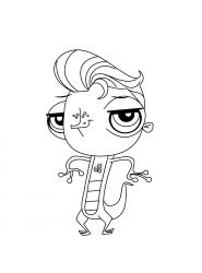 plansa de colorat littlest pet shop #16