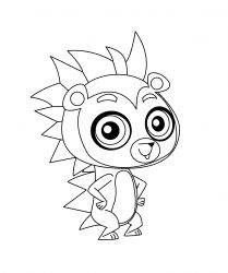 plansa de colorat littlest pet shop #17