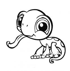 plansa de colorat littlest pet shop #2