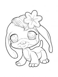 plansa de colorat littlest pet shop #3