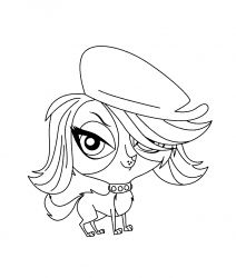 plansa de colorat littlest pet shop #5