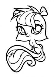 plansa de colorat littlest pet shop #11