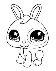 plansa de colorat littlest pet shop #13