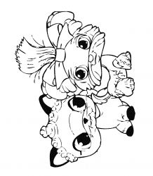plansa de colorat littlest pet shop #15