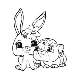 plansa de colorat littlest pet shop #16