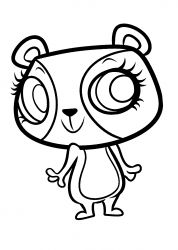 plansa de colorat littlest pet shop #19