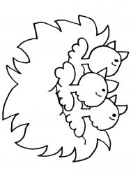plansa de colorat locuinte #7