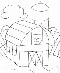 plansa de colorat locuinte #11