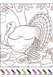 plansa de colorat matematica distractiva #10