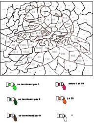 plansa de colorat matematica distractiva #16