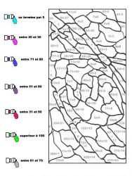 plansa de colorat matematica distractiva #17