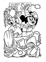 plansa de colorat mickey mouse #9