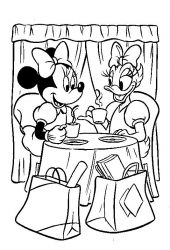 plansa de colorat mickey mouse #10