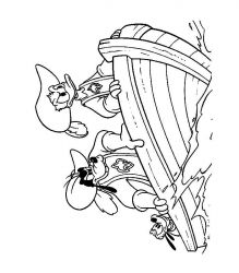 plansa de colorat mickey mouse #8