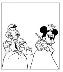 plansa de colorat mickey mouse #14