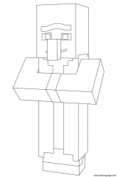 plansa de colorat minecraft #15