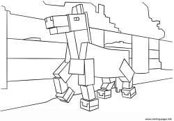 plansa de colorat minecraft #6
