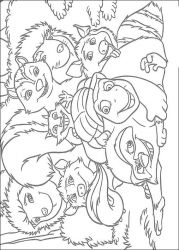 plansa de colorat Over the Hedge