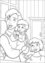 plansa de colorat Peter Pan 2