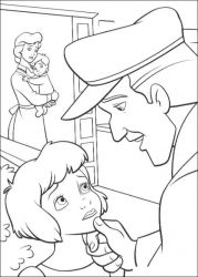 plansa de colorat peter pan 2 #2