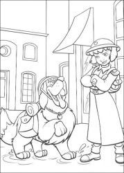 plansa de colorat peter pan 2 #3