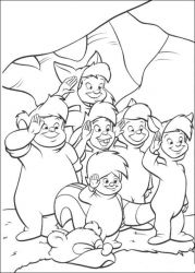 plansa de colorat peter pan 2 #4