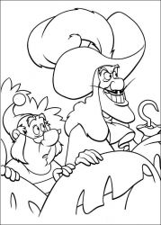 plansa de colorat peter pan 2 #3